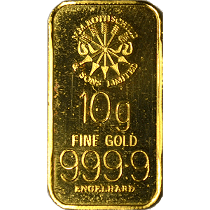 N.M. Rothschild & Sons Gold Bar - Circulated in good condition - 10 g