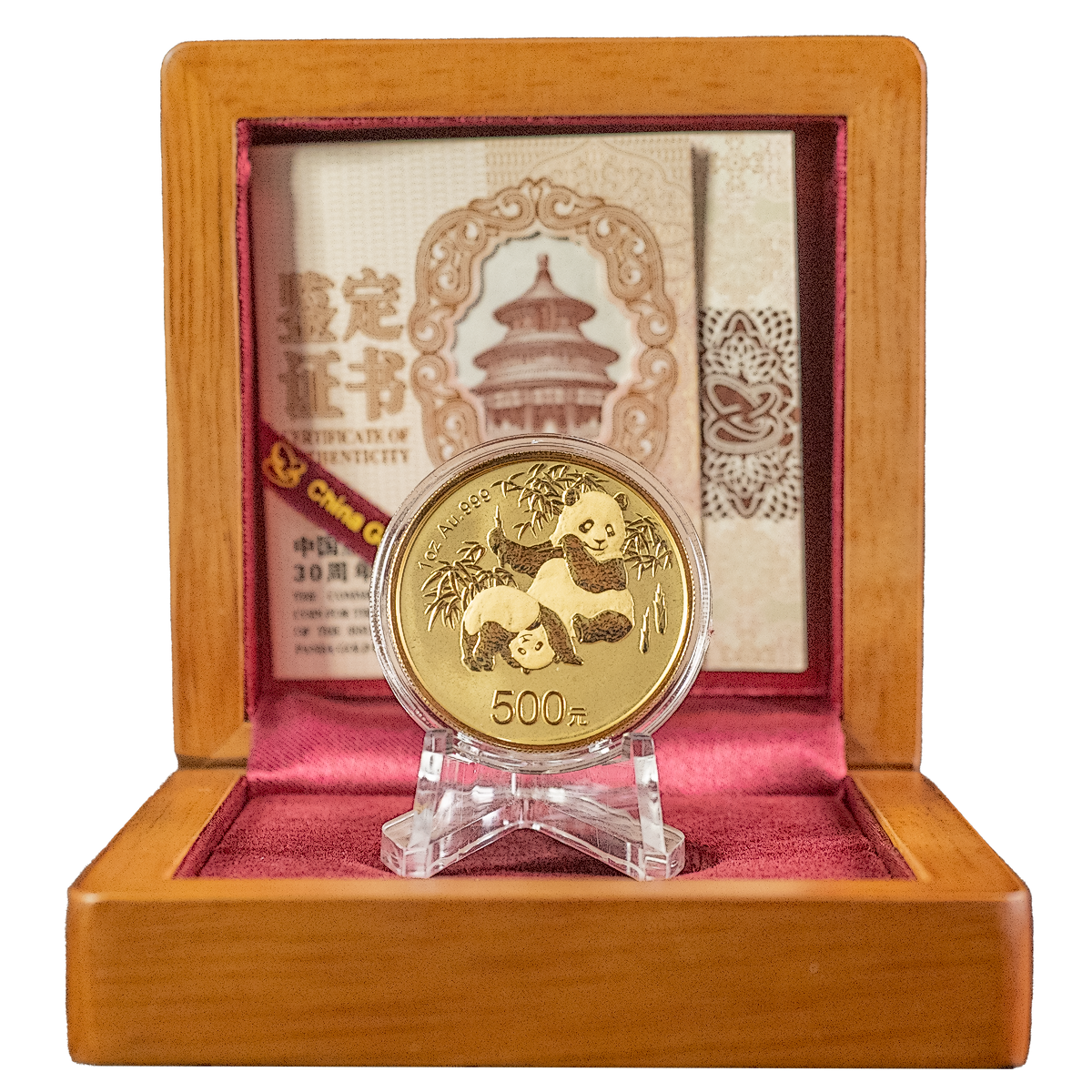 2012 1 oz Chinese Gold Panda Proof Coin (Pre-Owned in Good Condition)