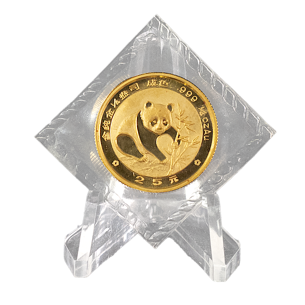 玩賞古金銀　8種 1988 1/4 oz Chinese Gold Panda Coin