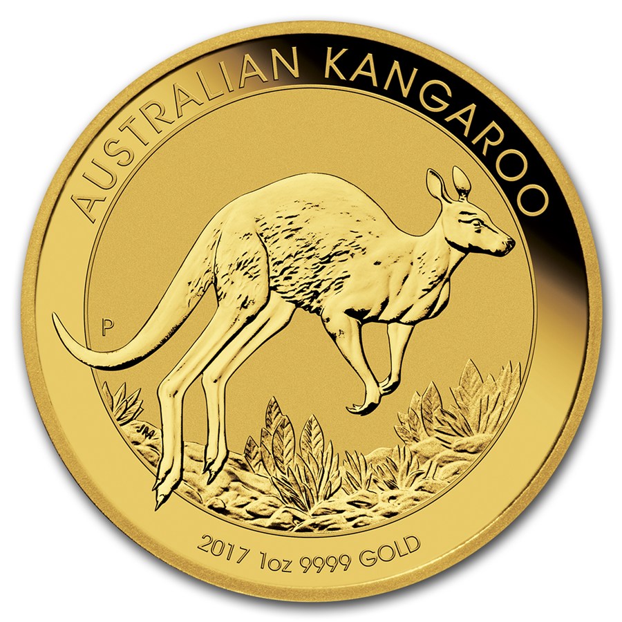 Australian Gold Kangaroo Nugget 2017 1 Oz