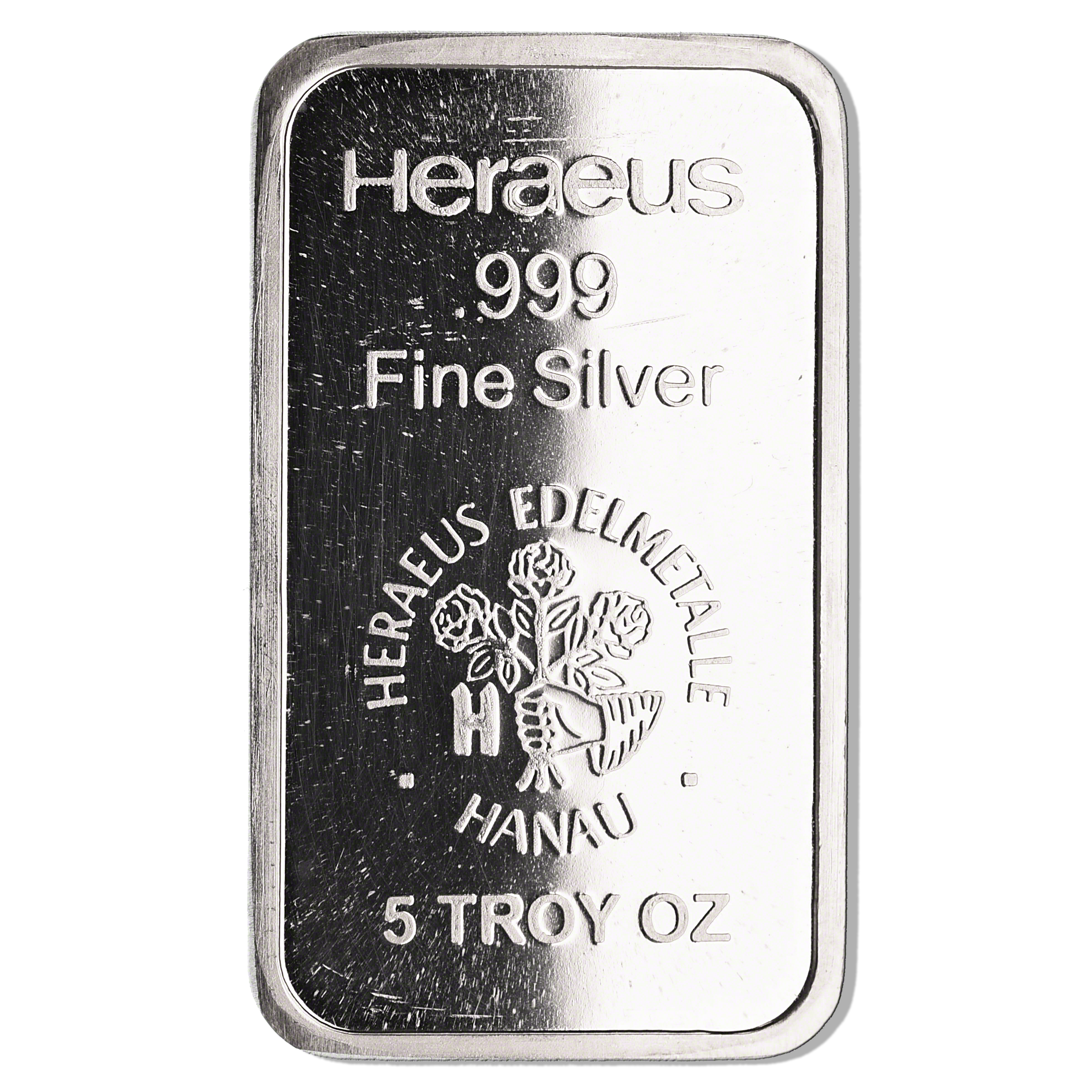 Heraeus Silver Bar - 5 oz